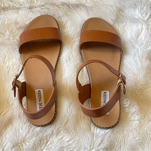STEVE MADDEN TESA Slingback Sandals NWOT Buckle